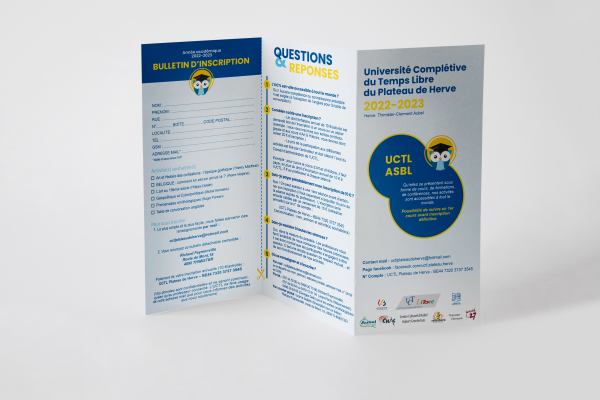 Depliant triptyque UCTL
