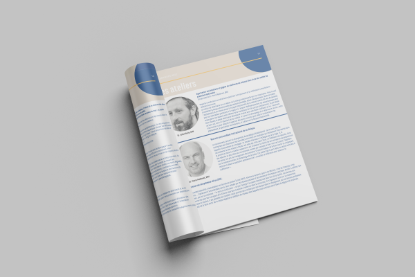 brochure reliure collage