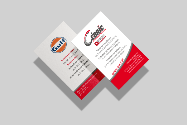 Cedric combustible - Cartes de visite