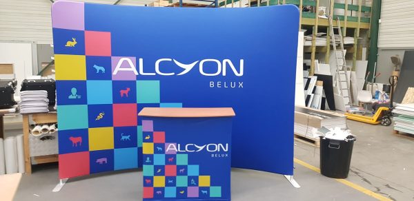 Stand comptoir Alcyon evenement foire salon