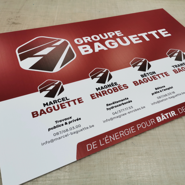 Réalisation - Bâches et panneaux 